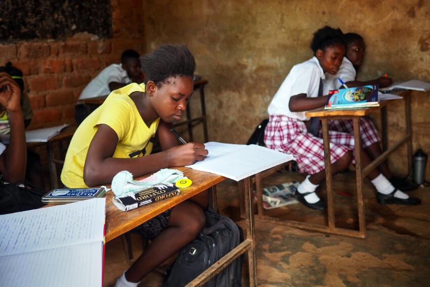 Zambia, Szkoła w Lindzie na przedmieściach Lusaki (fot. Jacek Gniadek SVD) Orędzie na Światowy Dzień Misyjny 2022